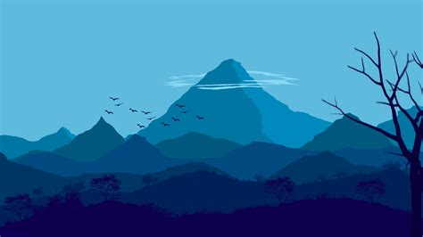 Flat Landscape Wallpaper by Nicknufayl on DeviantArt