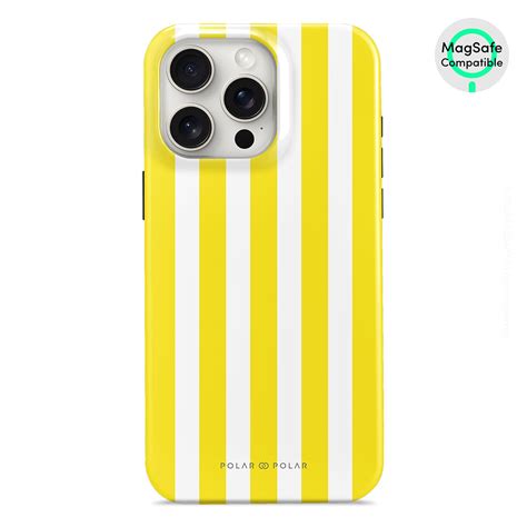 Yellow Stripe | Colorful Custom Phone Case for iPhone 15 Pro Max ...