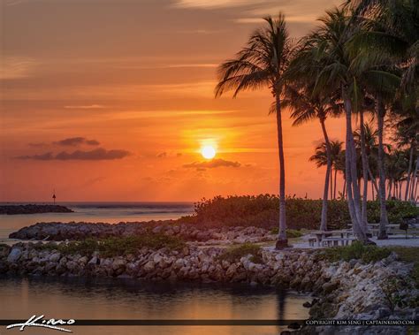 Sunrise at Jupiter Inlet from Dubois Park Square | HDR Photography by ...