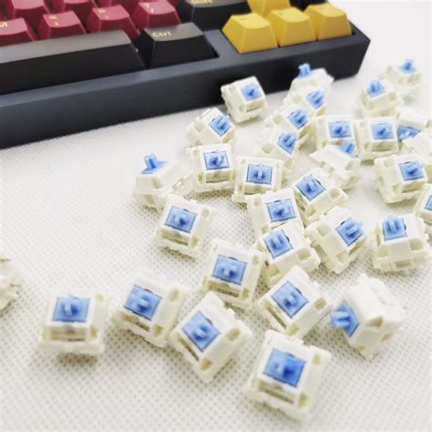 Tecsee Mechanical Keyboard Linear Switches Linear Key Switches Gold ...