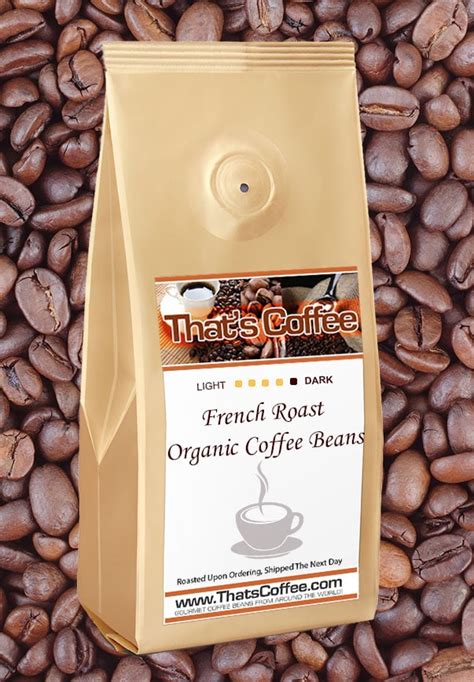 Organic French Roast Coffee Beans | Dark Whole Bean or Ground