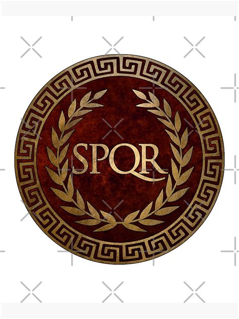 "SPQR Symbol of Ancient Rome" Poster for Sale by WarlordApparel | Redbubble