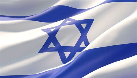 Waved highly detailed close-up flag of Israel. 3D illustration. - Jconnect