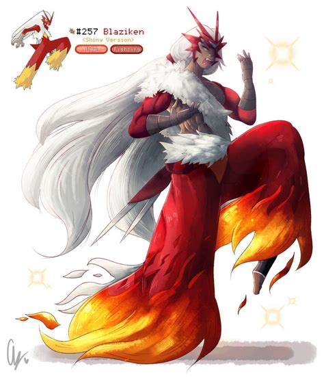 257. Blaziken (Shiny) by iingo on DeviantArt