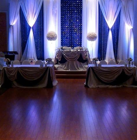 nice Elegant royal blue wedding backdrops by Mega City Group #Wedding #Decor #Backdro... | Blue ...