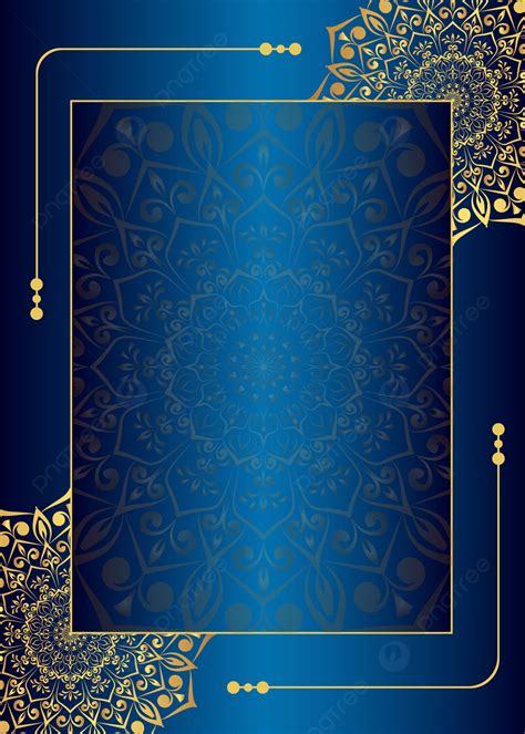 Golden Green Mandala Art Background With Border Invitation Card Wedding Islamic Arabic Floral ...