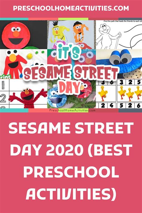 Sesame Street Day 2020 (Best Preschool Activities) | Preschool activities, Preschool fun, Sesame ...