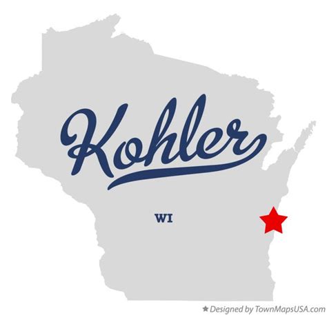 Map Of Kohler Wisconsin