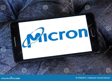 Micron Technology logo editorial stock image. Image of global - 99402874