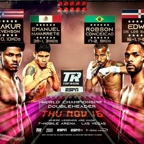 Stream LIVESTREAM Shakur Stevenson vs Edwin De Los Santos #MMA by Streams Boxing | Listen online ...