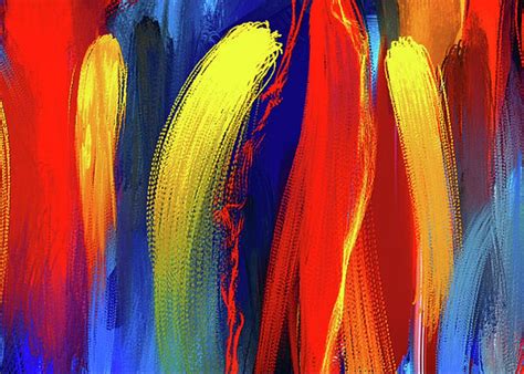 Be Bold - Primary Colors Abstract Art Greeting Card for Sale by Lourry ...