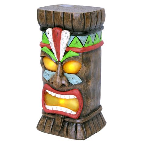 Shop Garden Treasures 14.75-in Tiki Garden Statue at Lowes.com