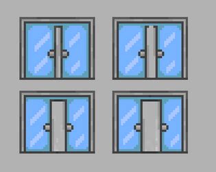 Pixel Door Animation by Joao9396