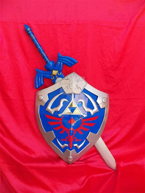 Master Sword and Hylian Shield by HairoKabrera on DeviantArt