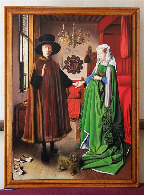 Arnolfini Portrait OIL PAINTING reproduction by marcellobarenghi on DeviantArt