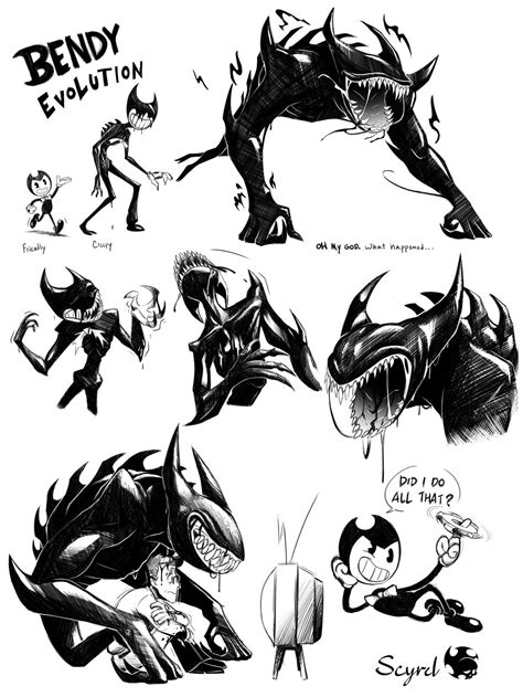 Beast Bendy by Scyrel | Bendy and the ink machine, Ink, Beast