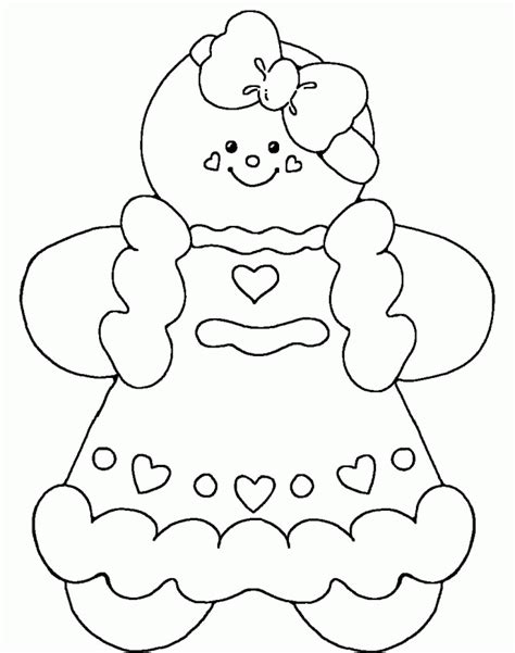 Free Printable Gingerbread Man Coloring Page From Gingerbread - Coloring Home