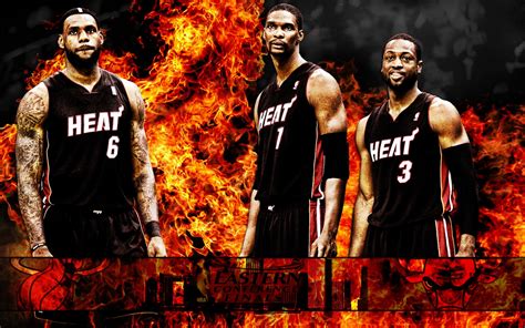 Miami Heat Big Three 2013 HD Wall Wallpapers - HD Wall Wallpapers