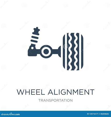 Wheel Alignment Icon in Trendy Design Style. Wheel Alignment Icon ...