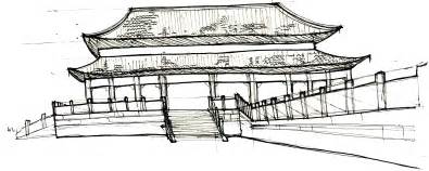 Forbidden City Sketch at PaintingValley.com | Explore collection of ...