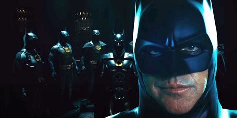 Keaton's 7 Batman Costumes In The Flash Hint At What Happened Between Movies