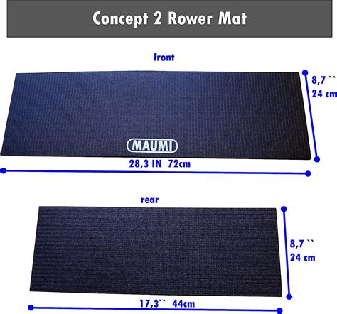 Concept 2 Rower Mat for Model D Concept2 Rowing Machine – Anti Slip and ...