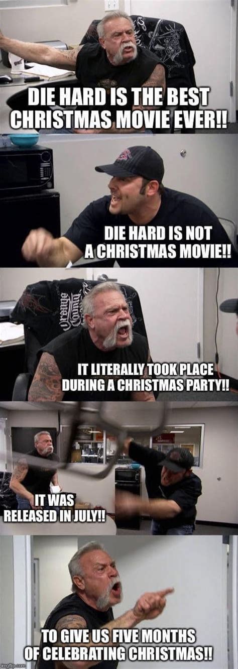 Die Hard is a Christmas movie : r/christmasmemery