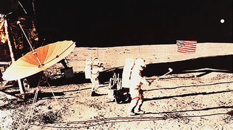 Apollo astronaut really did hit lunar golf ball for miles and miles and miles