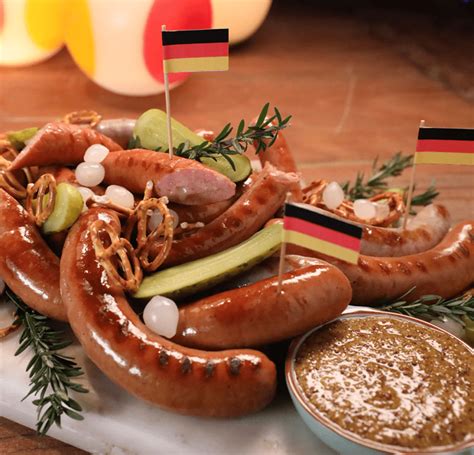 German Weisswurst Platter - Ulis Famous Sausage