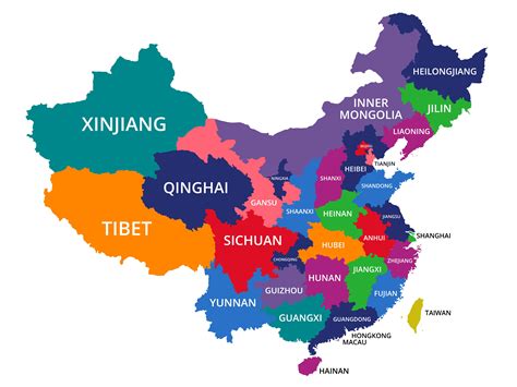 A map of China and its provinces : r/MapPorn