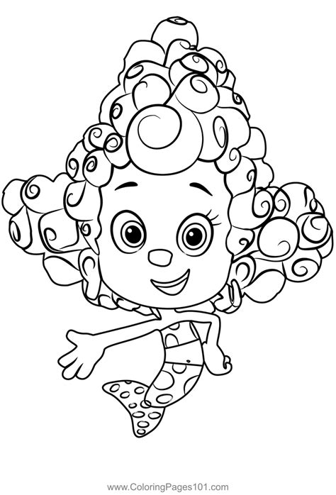 Deema From Bubble Guppies Coloring Page for Kids - Free Bubble Guppies ...