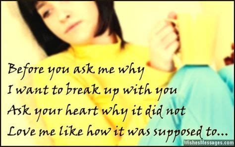 30 best Breakup: Breaking Up Quotes, Messages and Poems WishesMessages ...