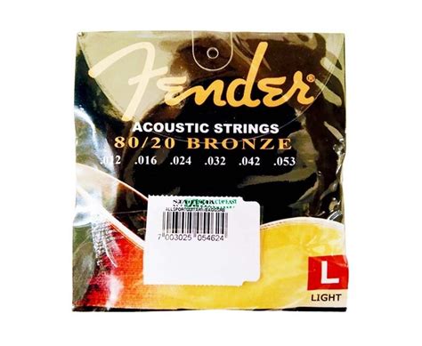 Fender Acoustic Strings 80/20 Bronze