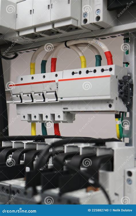 Installation of Electric Power Switches. Stock Photo - Image of equipment, switches: 225882740