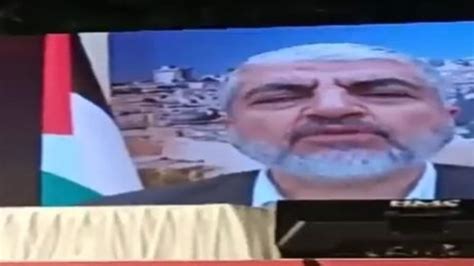 Who is Hamas leader Khaled Mashal whose virtual speech in Kerala sparks row? | Latest News India ...