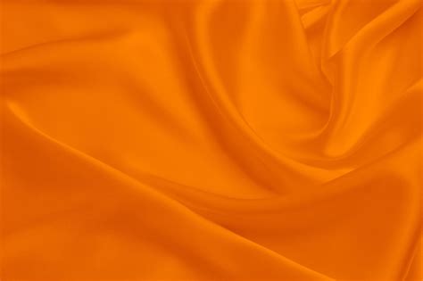 Premium Photo | Orange fabric texture background detail of silk or linen pattern