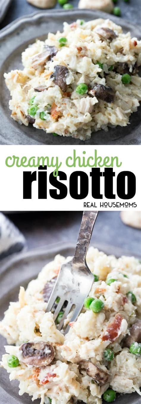 Creamy Chicken Risotto ⋆ Real Housemoms