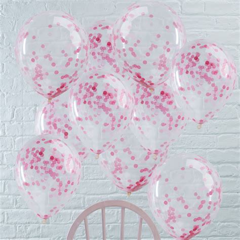 Pink Confetti Balloons | Ginger Ray