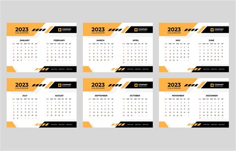 Business Calendar 2023 Template 14275810 Vector Art at Vecteezy