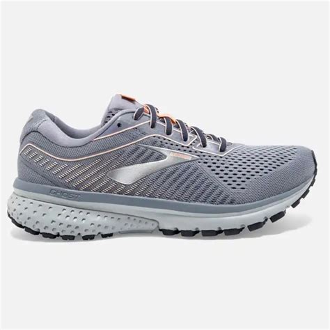 Brooks Women's Ghost 12 Running Shoe Granite/Peach | Laurie's Shoes