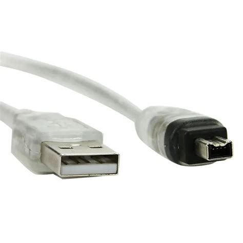 USB Male to Firewire IEEE 1394 4 Pin Male iLink Adapter Cord firewire ...