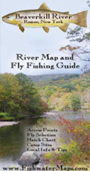 Beaverkill River Roscoe NY River Map and Fly Fishing Guide by Fishwate | Maps.com.com