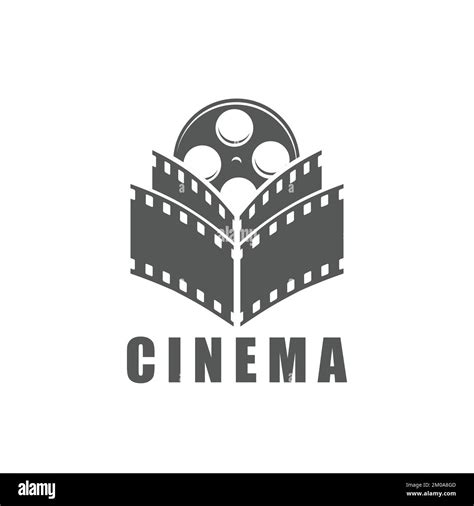 Movie cinema icon. Cinematography industry, movie theater or television ...