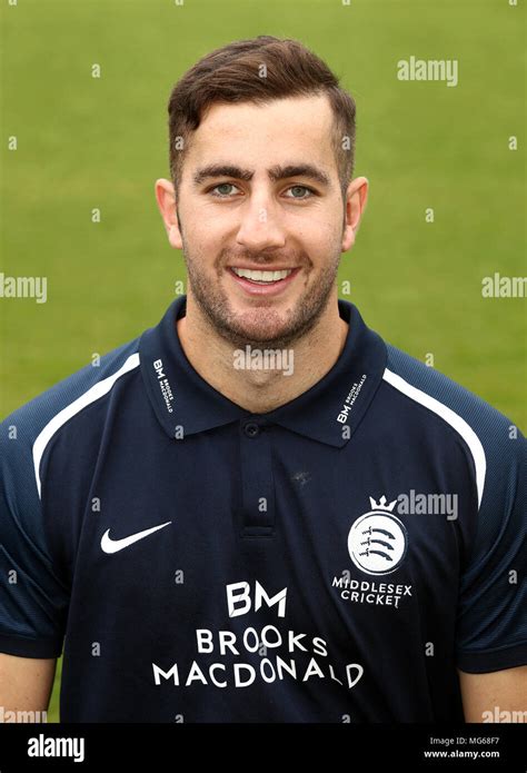 Middlesex's Stephen Eskinazi during the media day at Lord's cricket Ground, London Stock Photo ...