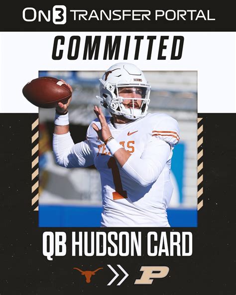 On3 on Twitter: "🚨BREAKING🚨Former Texas QB Hudson Card has committed to ...