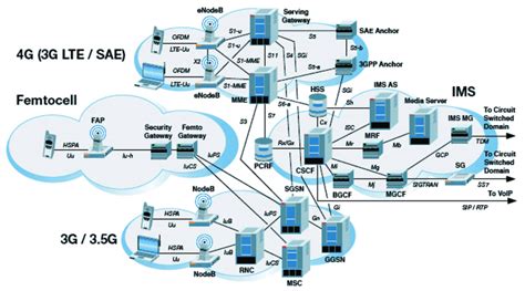 A typical cellular network architecture. | Download Scientific Diagram