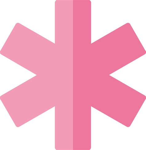 Star Of Life Vector Icon Design 15355433 Vector Art at Vecteezy