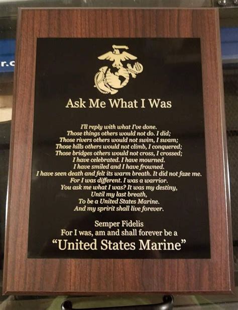 12 x 9 Plaque Marines Plaque Military Plaque | Etsy | Plaque, Military gifts, Custom engraving