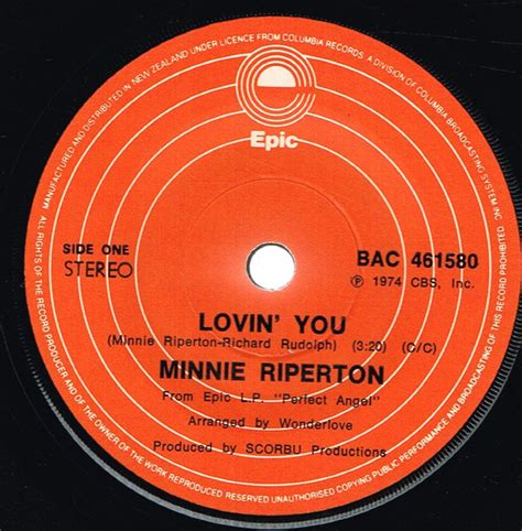 Minnie Riperton – Lovin' You (1974, Vinyl) - Discogs