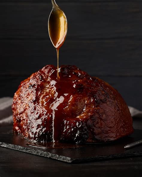 Smoked Ham With Brown Sugar Glaze - Fatty Butts BBQ | Receta